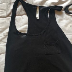 Black tank top